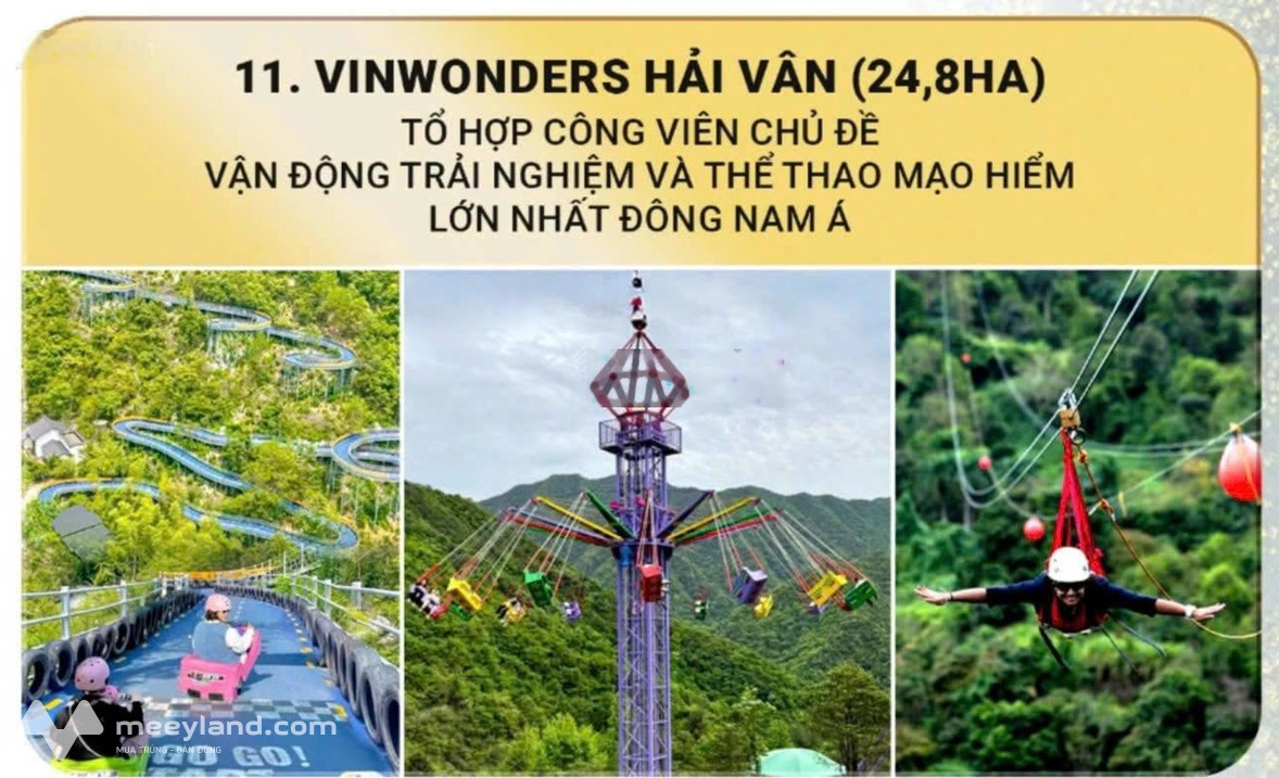 Quy mô VinWonders Hải Vân 24.8ha