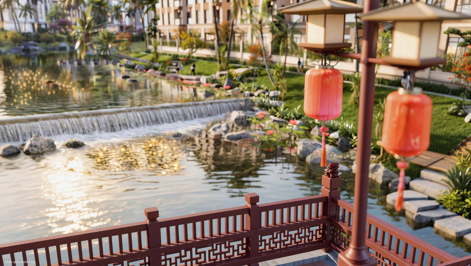 Phong thủy Suối Ngọc Thạch Vinhomes Hải Vân Bay