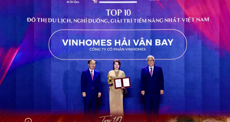 Vinhomes Hải Vân Bay Lọt Top 10 Đô Thị Du Lịch, Nghỉ Dưỡng, Giải Trí Tiềm Năng Nhất Việt Nam