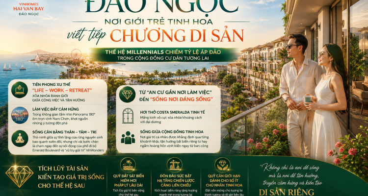 Đảo Ngọc Vinhomes Hải Vân Bay – Nơi Giới Trẻ Tinh Hoa Đà Nẵng Viết Tiếp Chương Di Sản