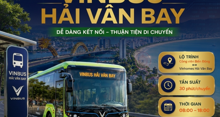 VinBus Hải Vân Bay – Kết nối trung tâm Đà Nẵng 