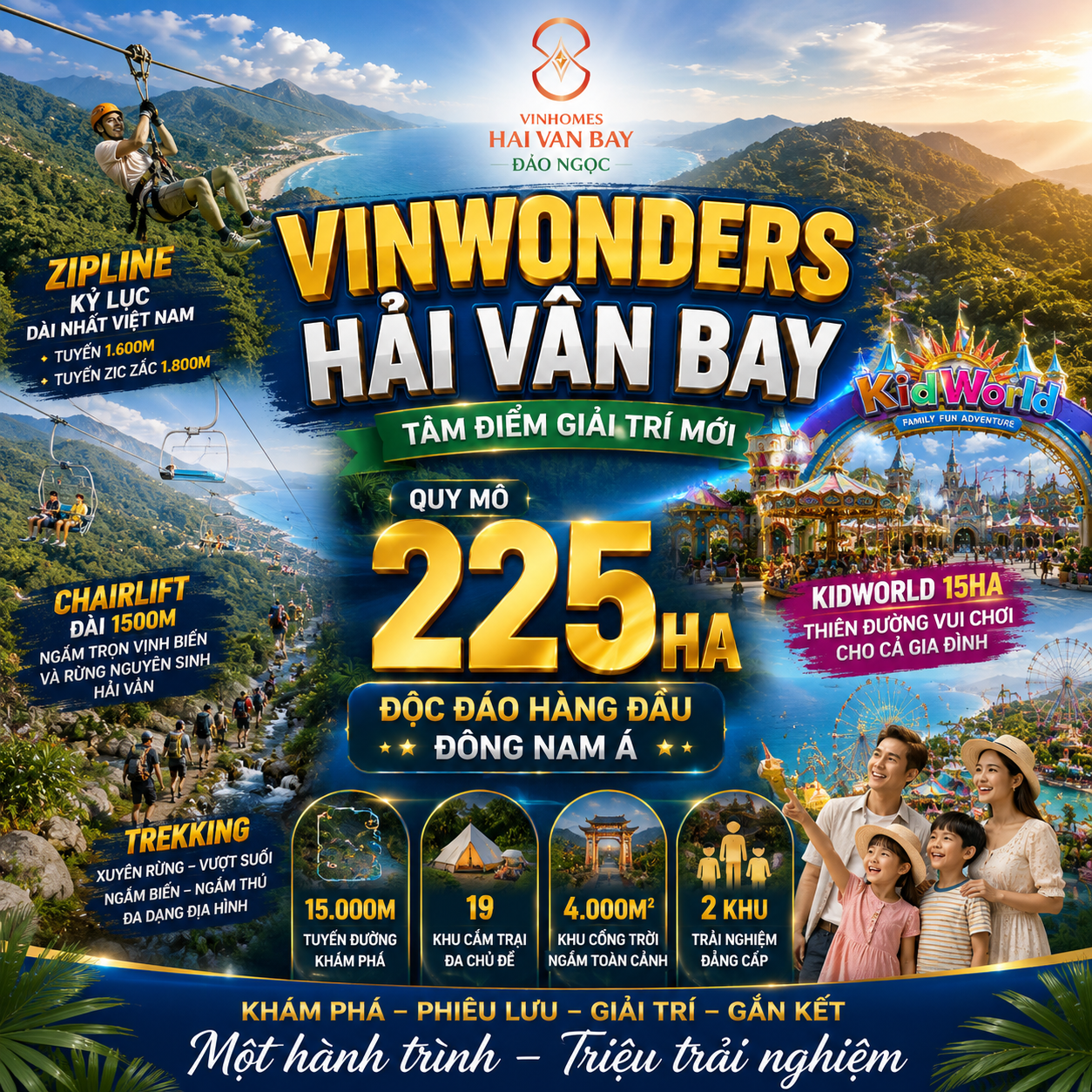 VinWonders Hải Vân Bay – Siêu Tổ Hợp Giải Trí 225ha Độc Đáo Hàng Đầu Đông Nam Á
