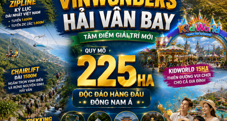 VinWonders Hải Vân Bay – Siêu Tổ Hợp Giải Trí 225ha Độc Đáo Hàng Đầu Đông Nam Á